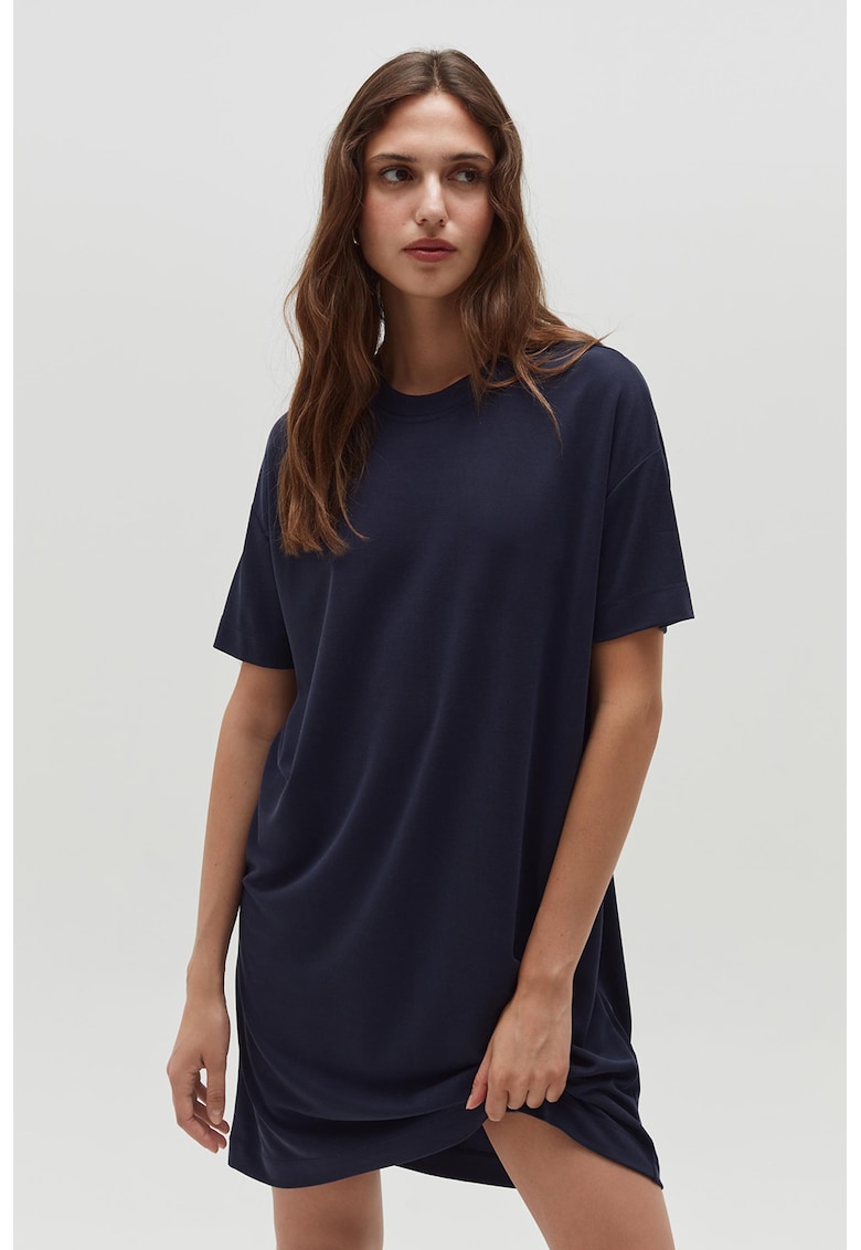 Rochie-tricou scurta din amestec de modal fashiondays imagine noua
