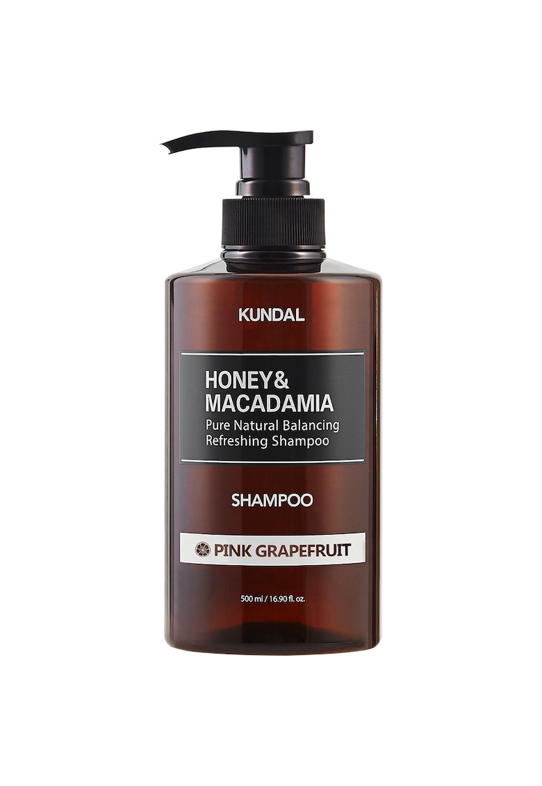 Sampon hipoalergenic natural si extra-hidratant - cu miere si macadamia - 500 ml - Grapefruit
