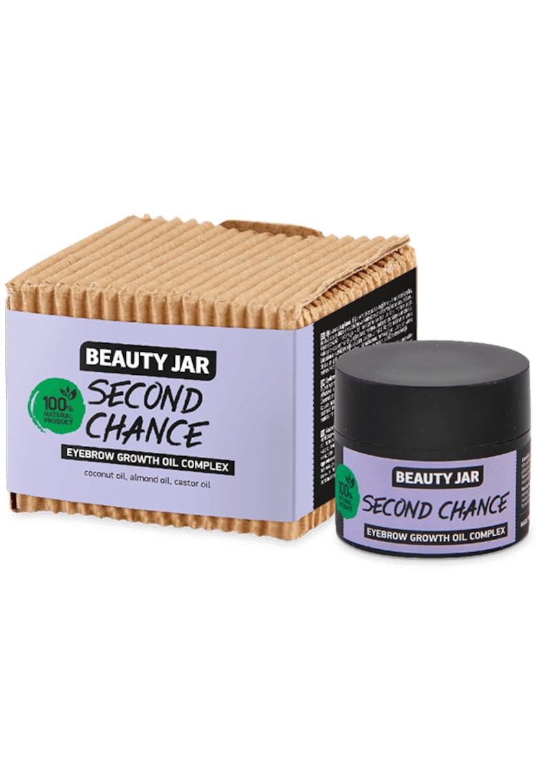 Ulei pentru cresterea sprancenelor - cu ulei de ricin si cocos - Second Chance - 15 ml