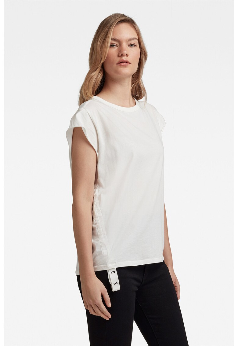 Tricou dama G-Star RAW din bumbac organic cu imprimeu logo pe partea din spate Tricou dama G-Star RAW din bumbac organic cu imprimeu logo pe partea din spate