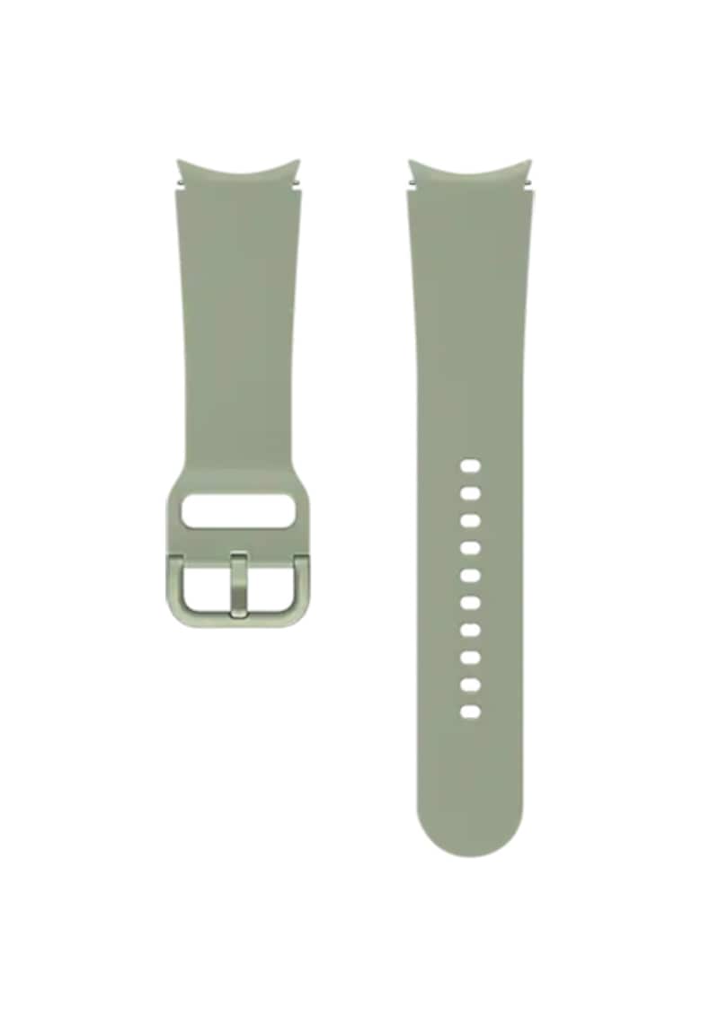 Curea smartwatch sport pentru galaxy watch4 20mm m/l - olive green