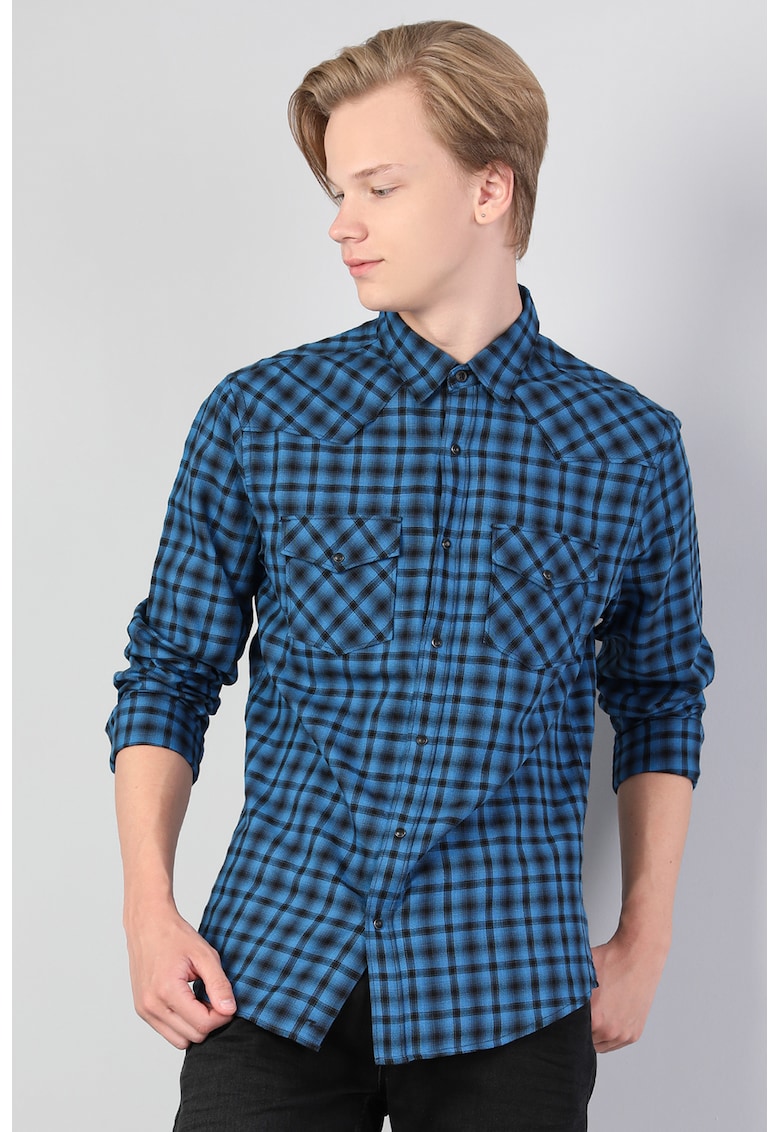 Camasa slim fit cu model