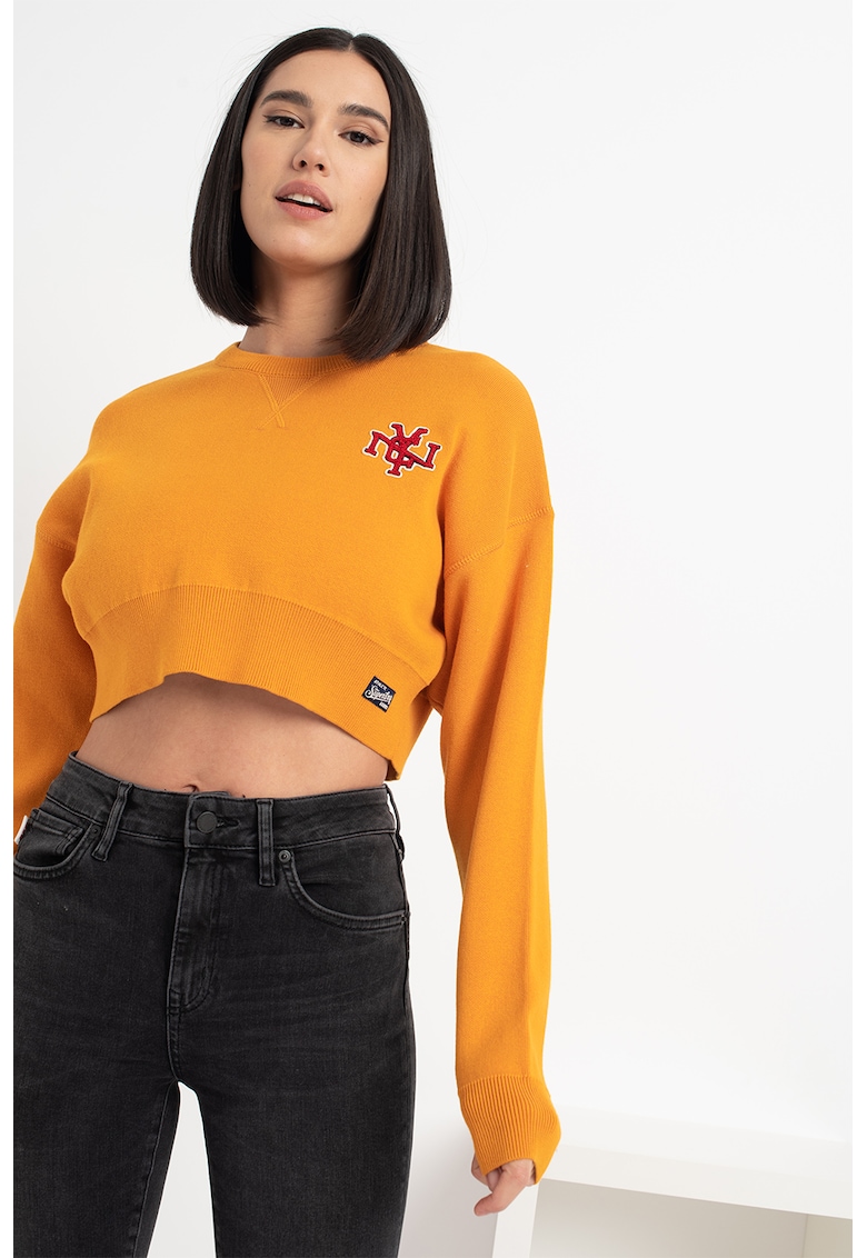 Суитшърт Varsity с паднали ръкави SUPERDRY
