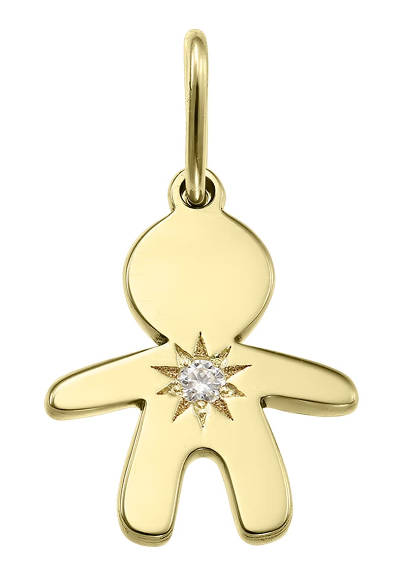 Pandantiv din aur de 14K cu un diamant Zea et Sia Reduceri si Transport Gratuit fashiondays.ro imagine noua