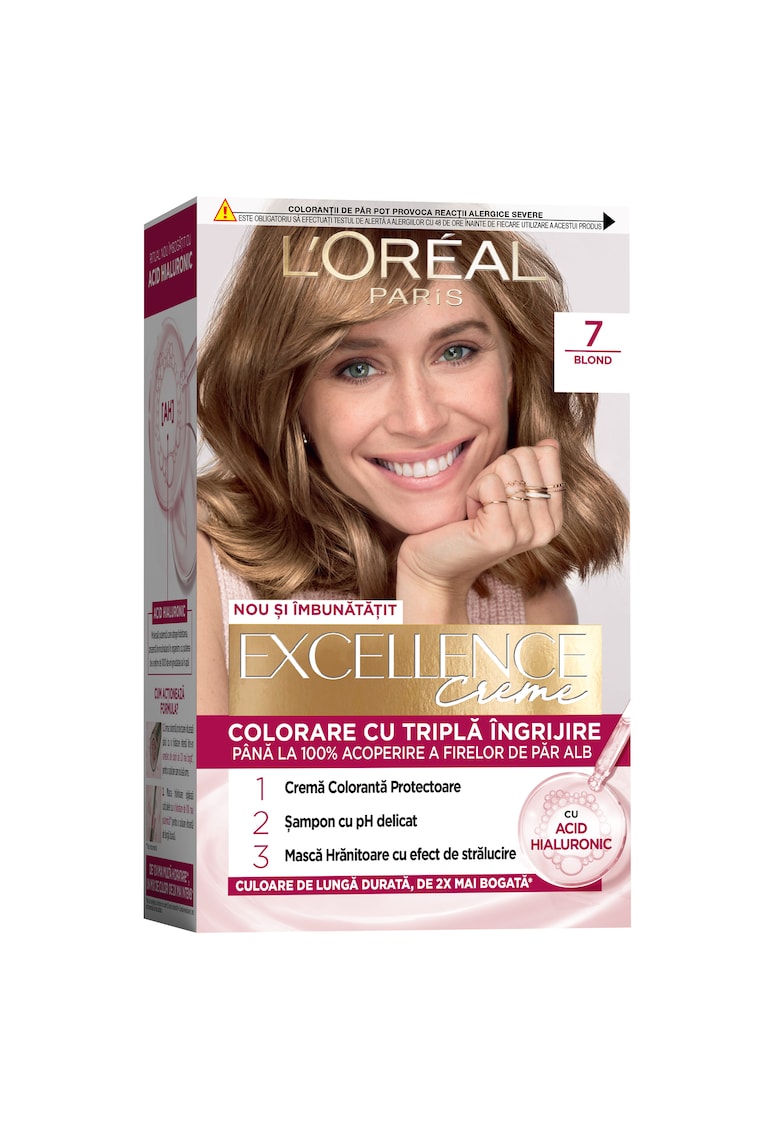 Vopsea de par permanenta cu amoniac Excellence Creme - 07