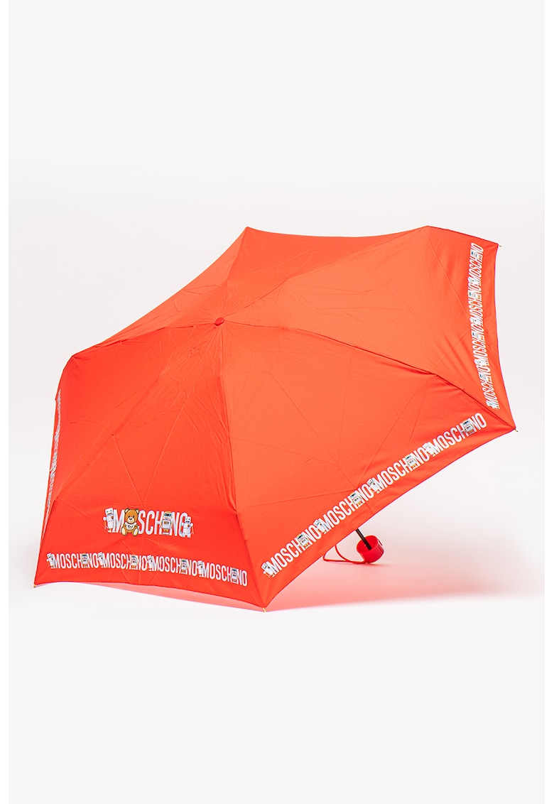 Сгъващ се чадър с лого Moschino