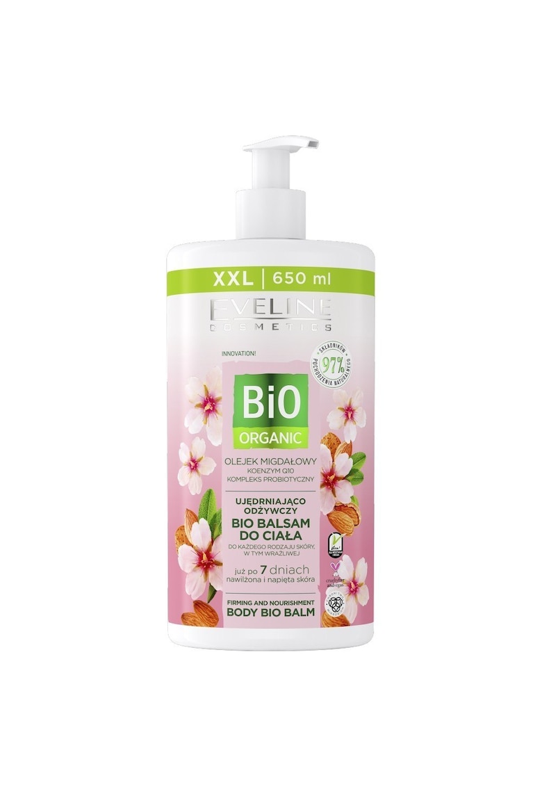 Balsam bio pentru corp - cu ulei de migdale - 650 ml