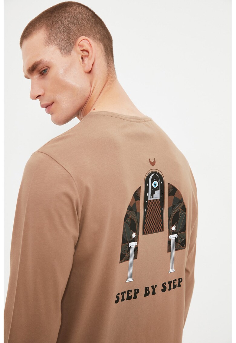 Bluza din bumbac organic cu imprimeu fashiondays.ro fashiondays.ro