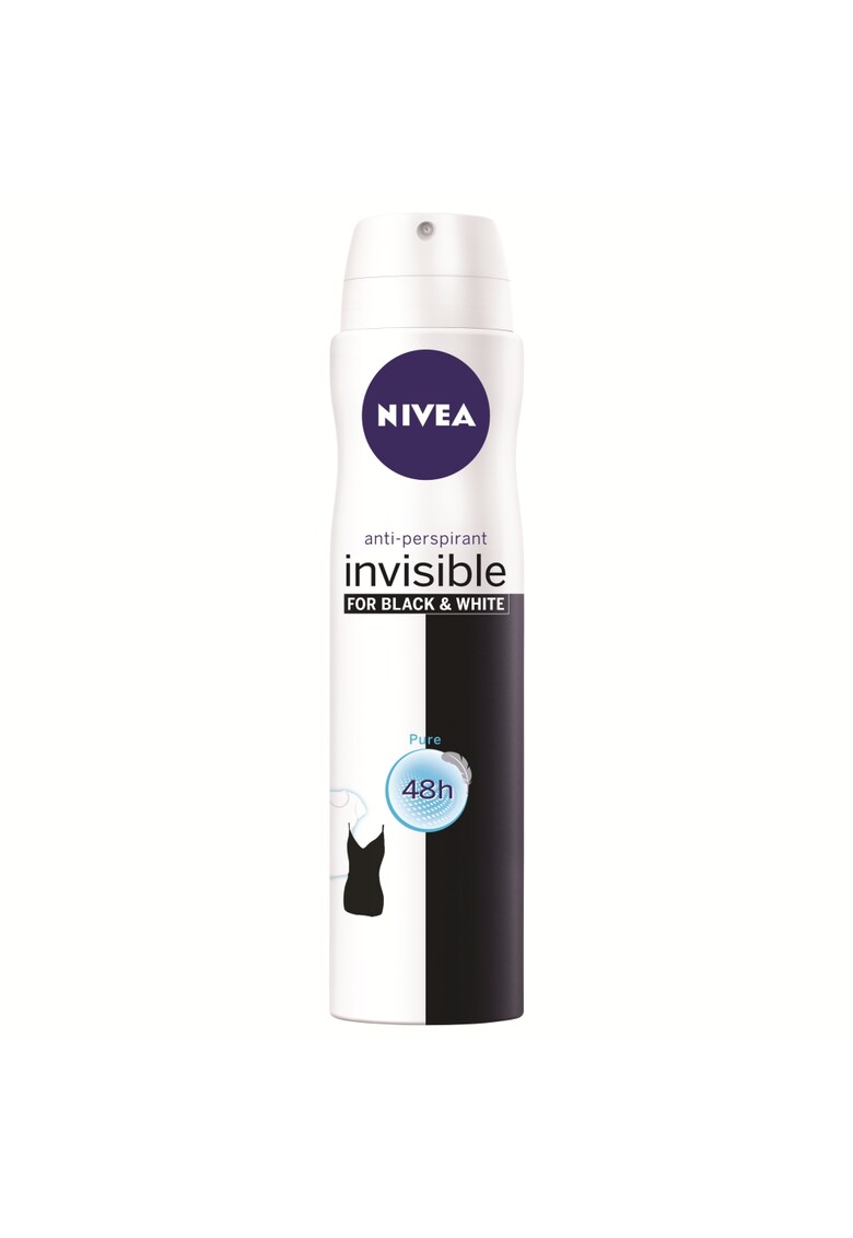 Deodorant spray  Invisible for Black & White Pure - 250 ml