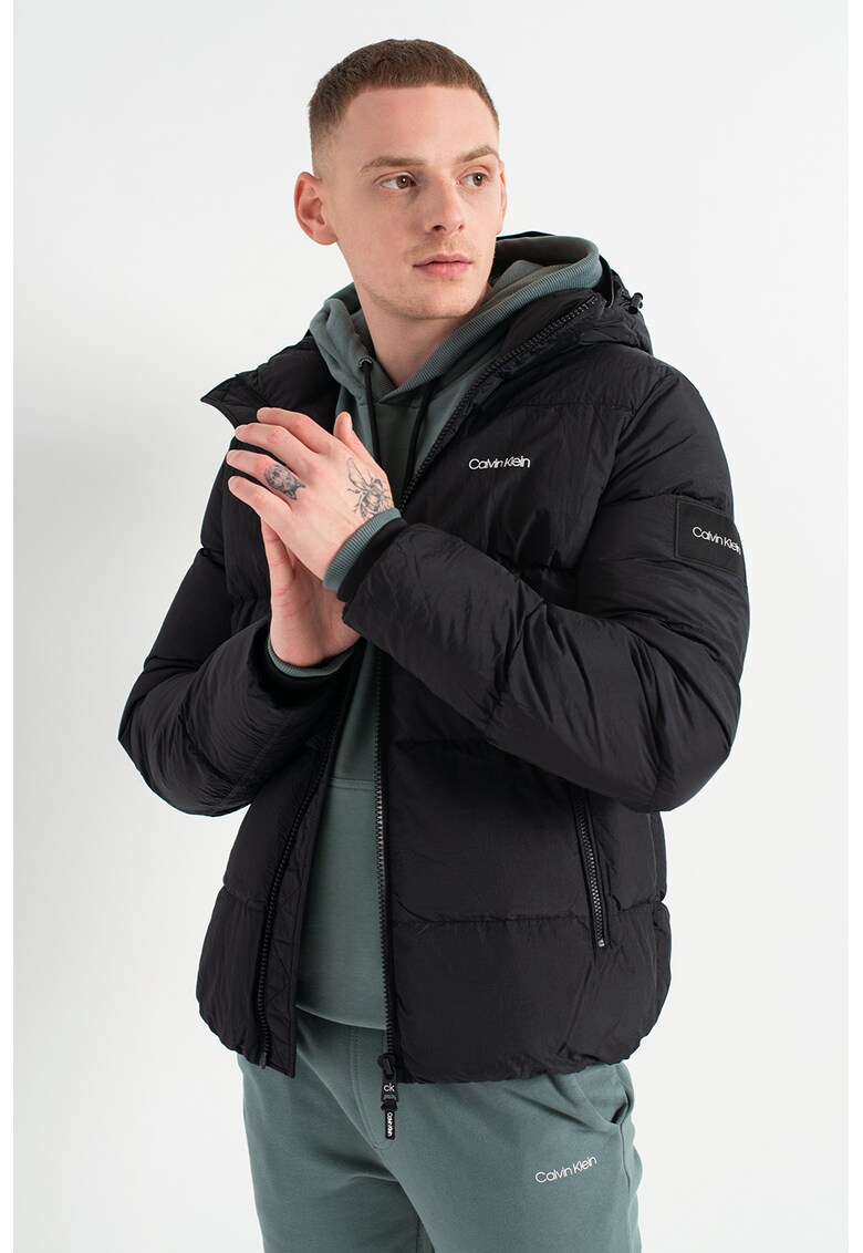 CALVIN KLEIN Капитонирано зимно яке с качулка за Мъже CALVIN KLEIN Капитонирано зимно яке с качулка за Мъже