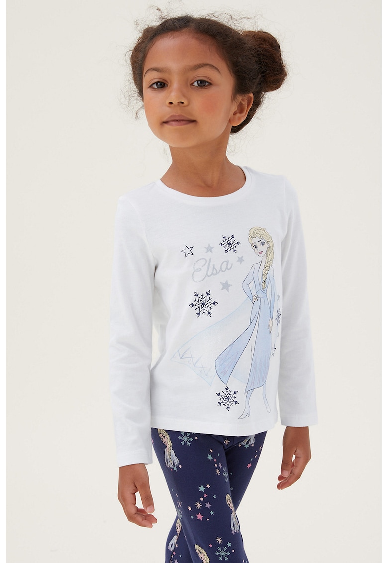 Set de bluze din bumbac Frozen - 2 piese