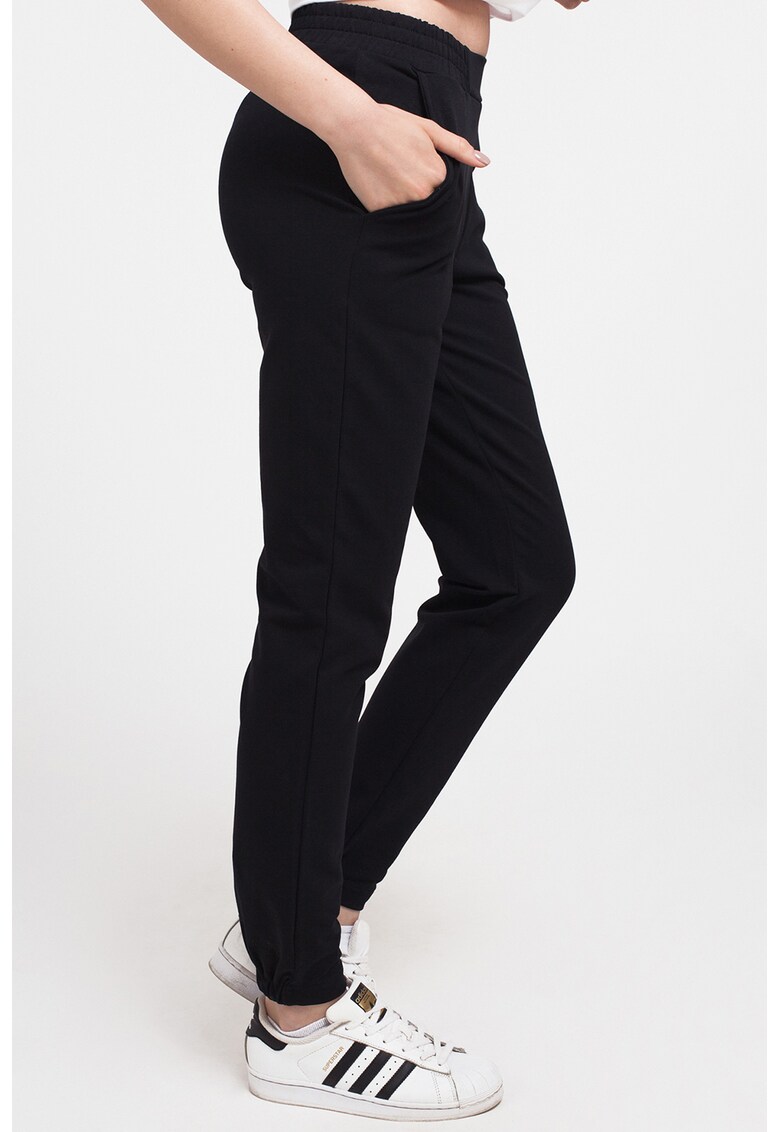 Pantaloni sport din amestec de bumbac cu buzunare imagine reduceri black friday 2021 fashiondays.ro