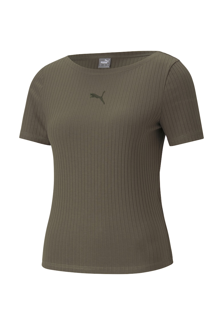 Tricou Ribbed Slim