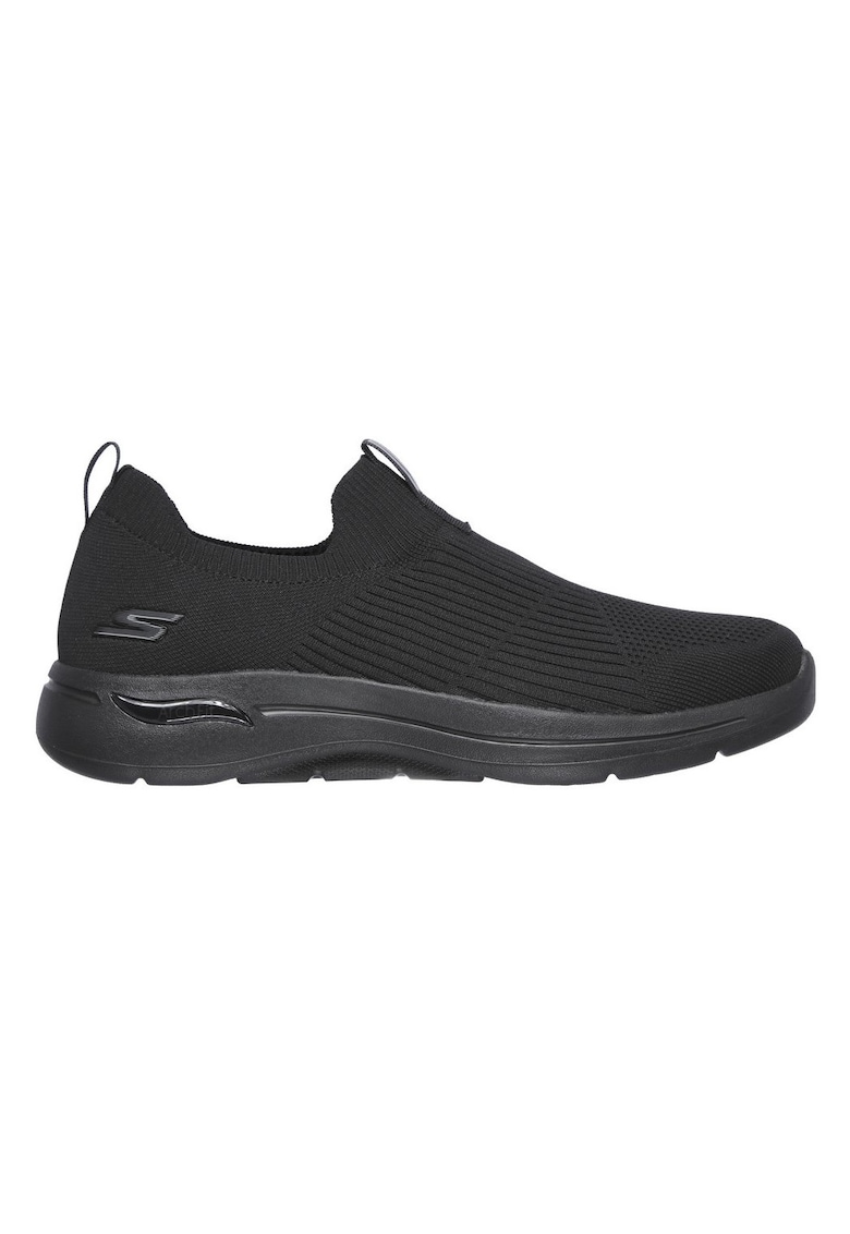 Skechers Pantofi sport barbati Slip On Go Walk Arch Fit Iconic - Negru - Negru