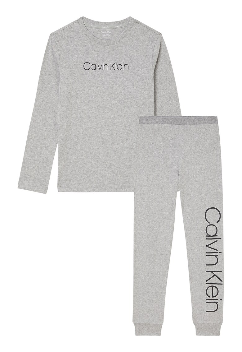 Pijama de bumbac organic cu logo ANSWEAR