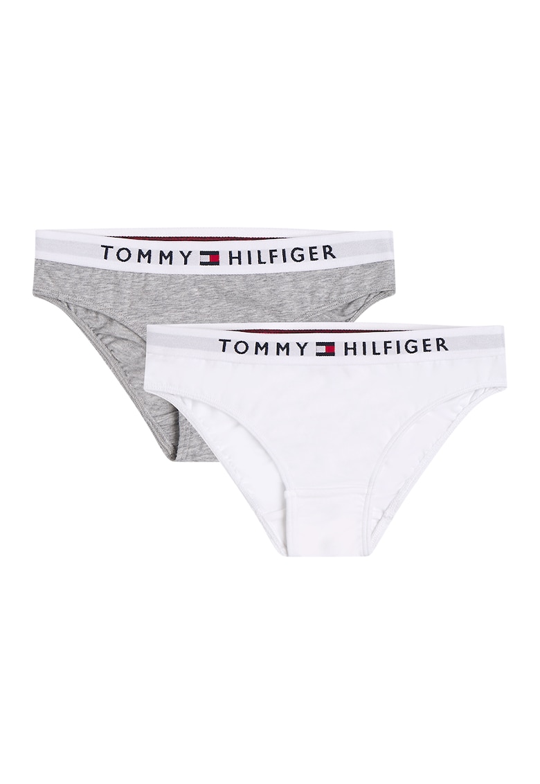 Tommy Hilfiger Set de chiloti cu banda elastica cu logo - 2 piese