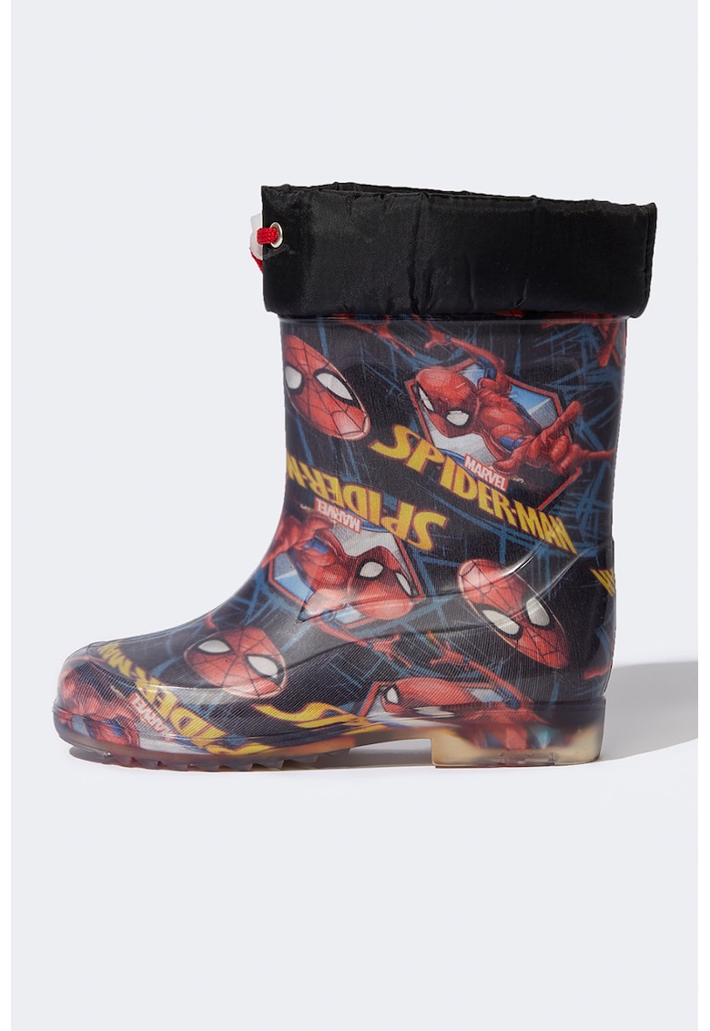 Cizme de ploaie cu imprimeu Superman