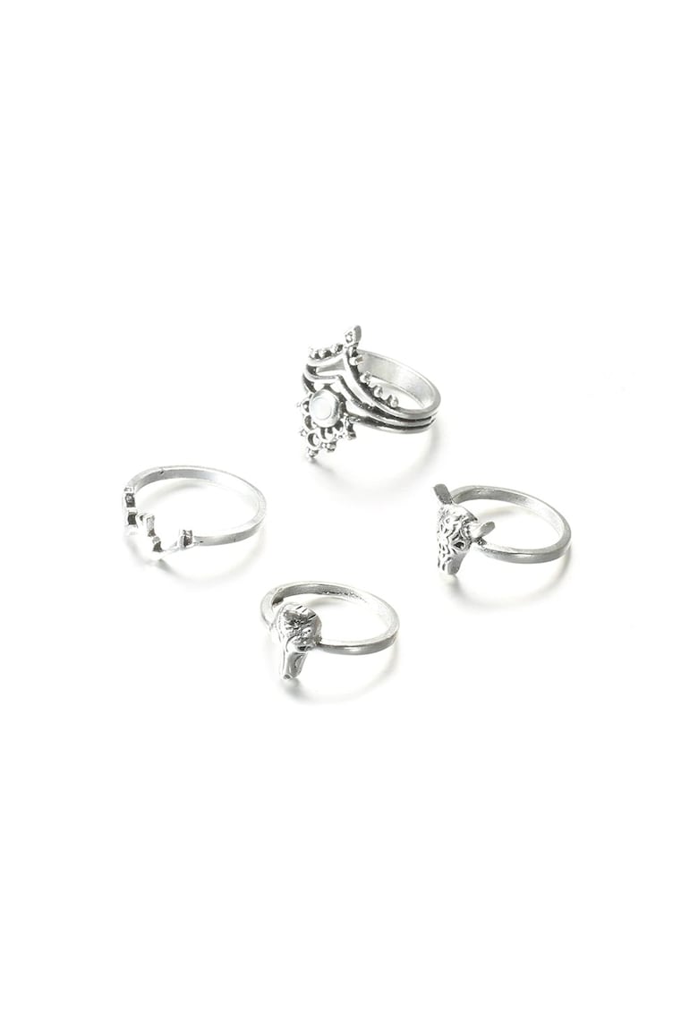 Set 4 inele argintii - Monna C3 -