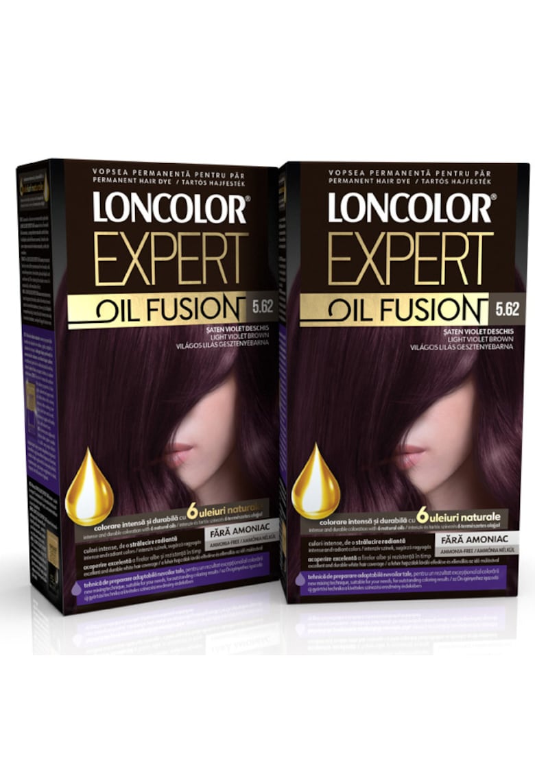 Pachet 2x: Vopsea de par permanenta  Expert Oil Fusion - 100 ml