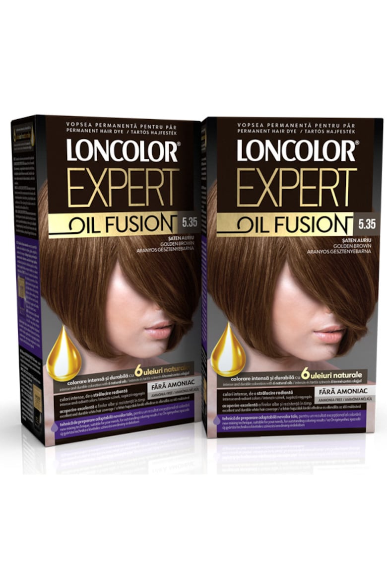 Pachet 2x: Vopsea de par permanenta  Expert Oil Fusion - 100 ml