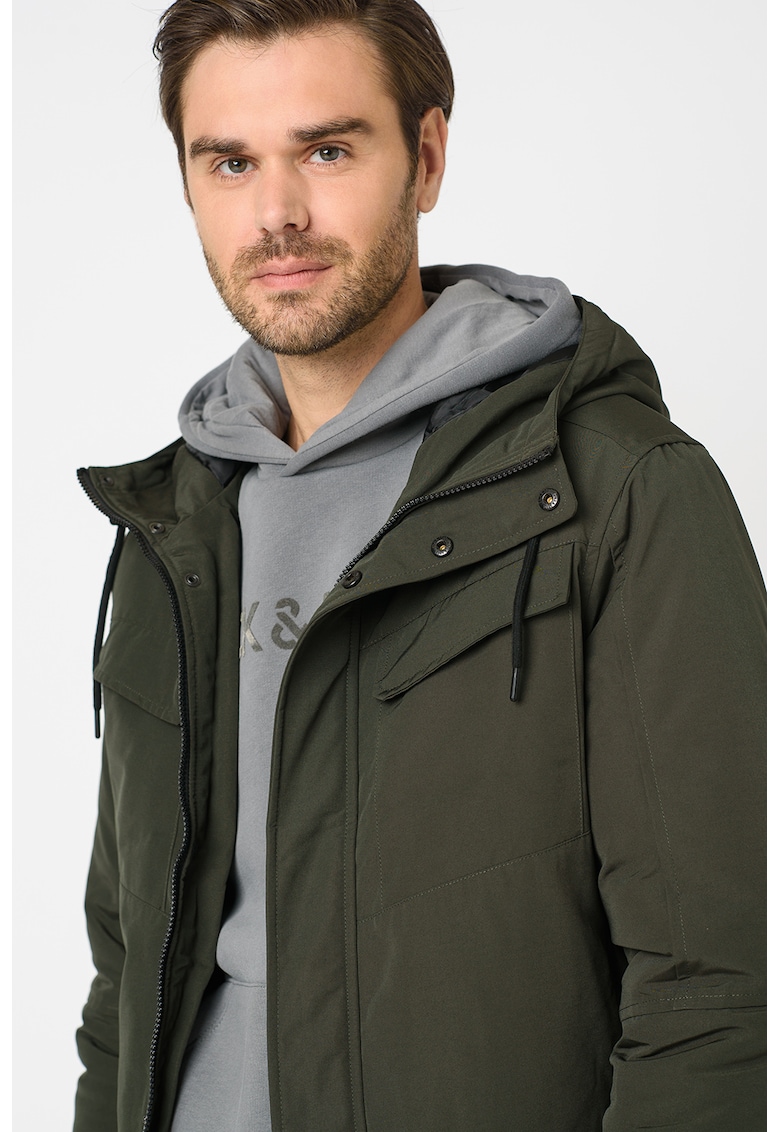 Geaca cu gluga si buzunare multiple Cooper