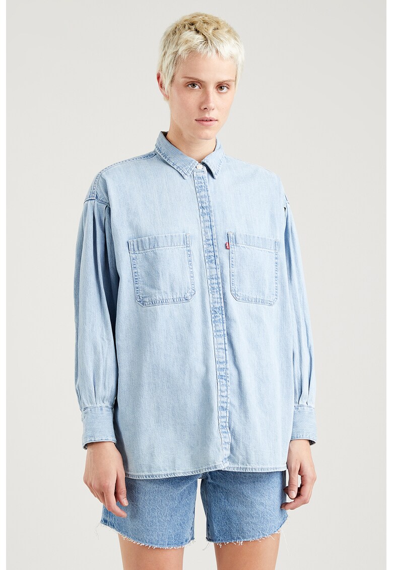 Pantaloni scurti din denim cu terminatie pliabila 501®