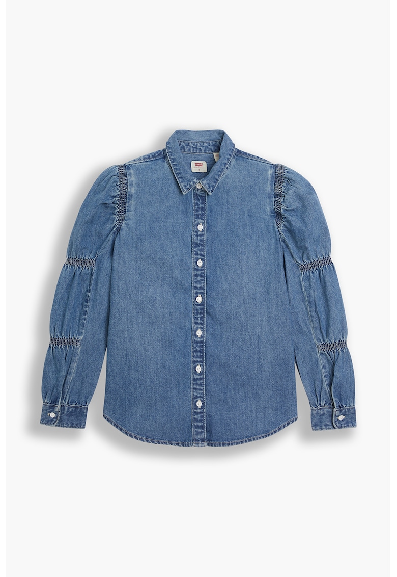 Дънкова риза с бухнали ръкави Levis
