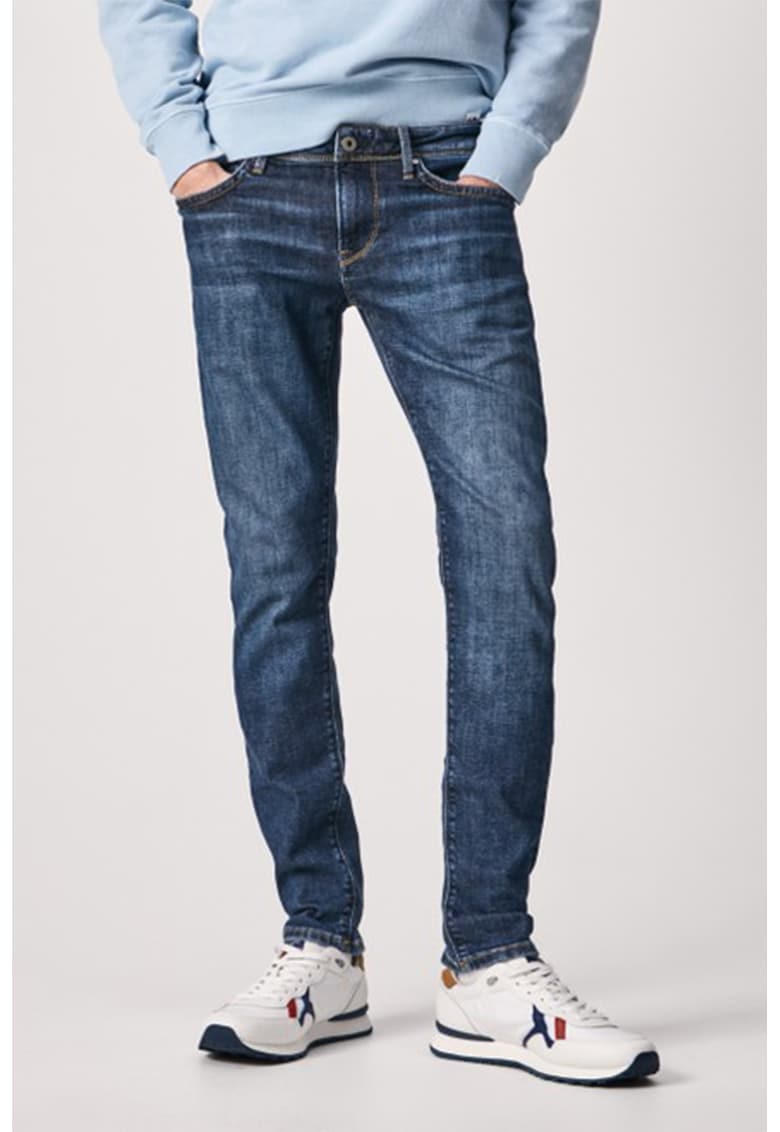 Blugi cu aspect decolorat Hatch Blugi cu aspect decolorat Hatch