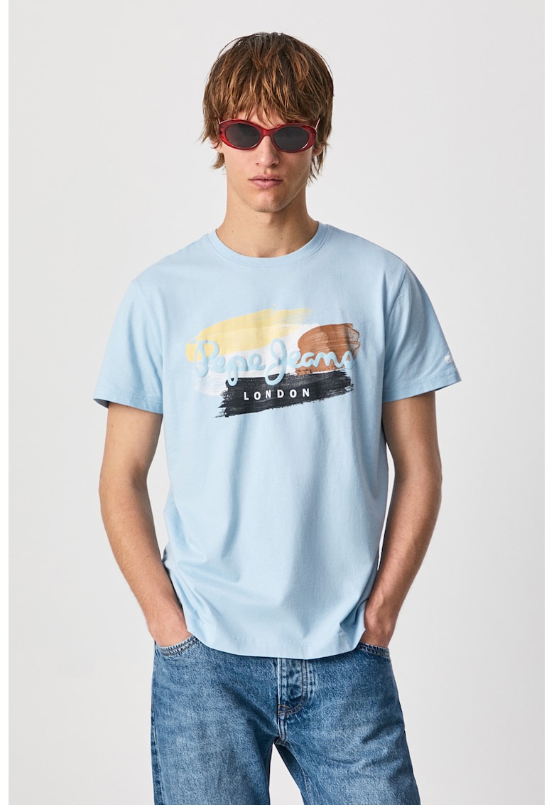Тениска Aegir с лого Pepe Jeans London