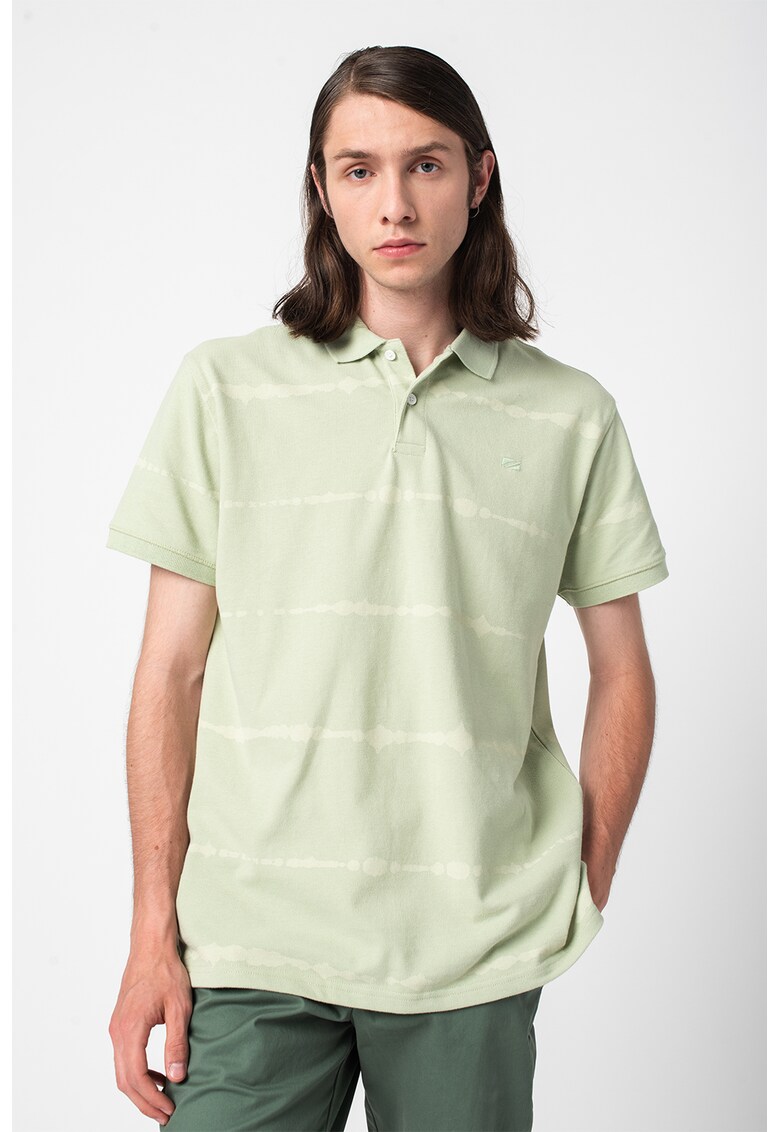 Tricou polo cu imprimeu tie-dye Farrel