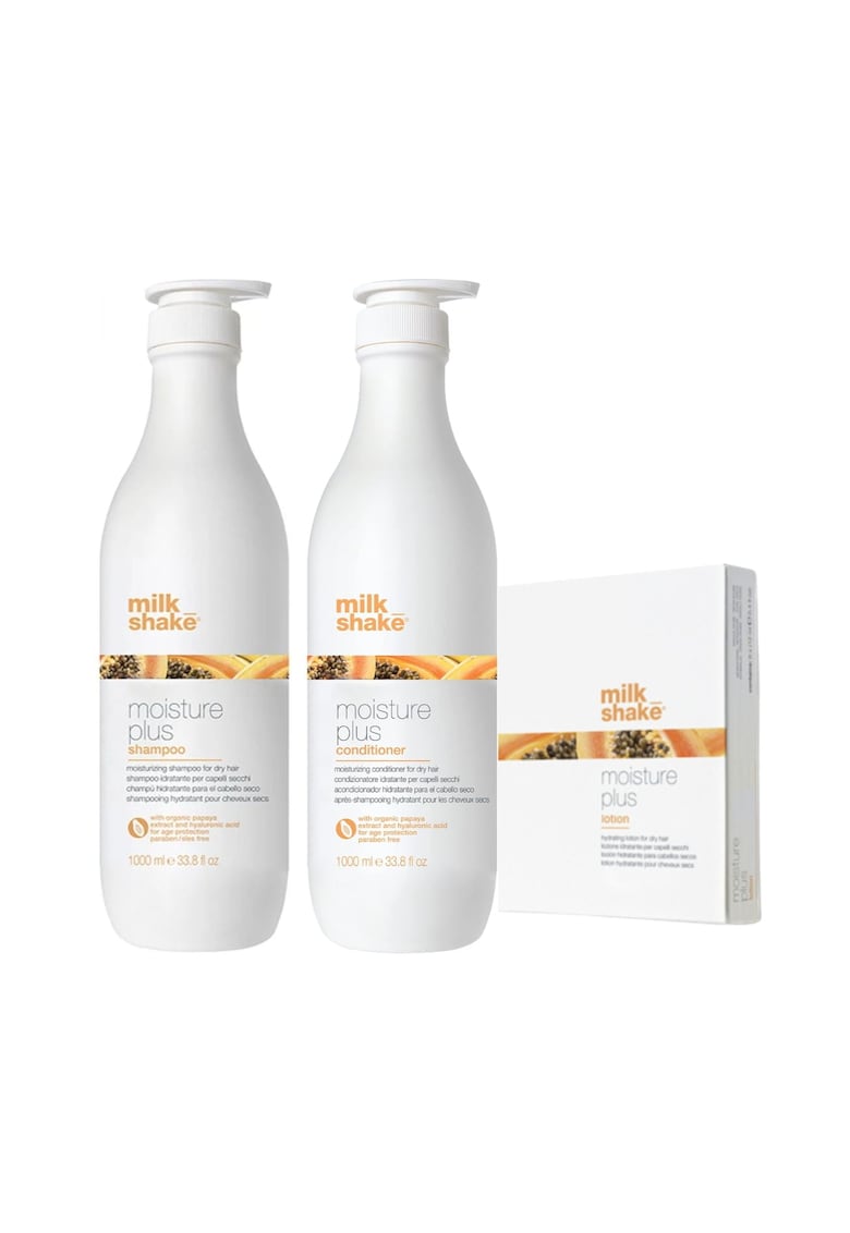 Комплект за интензивна хидратация Moisture Plus Шампоан 1000 мл - Балсам 1000 мл - Лосион 6x12 мл