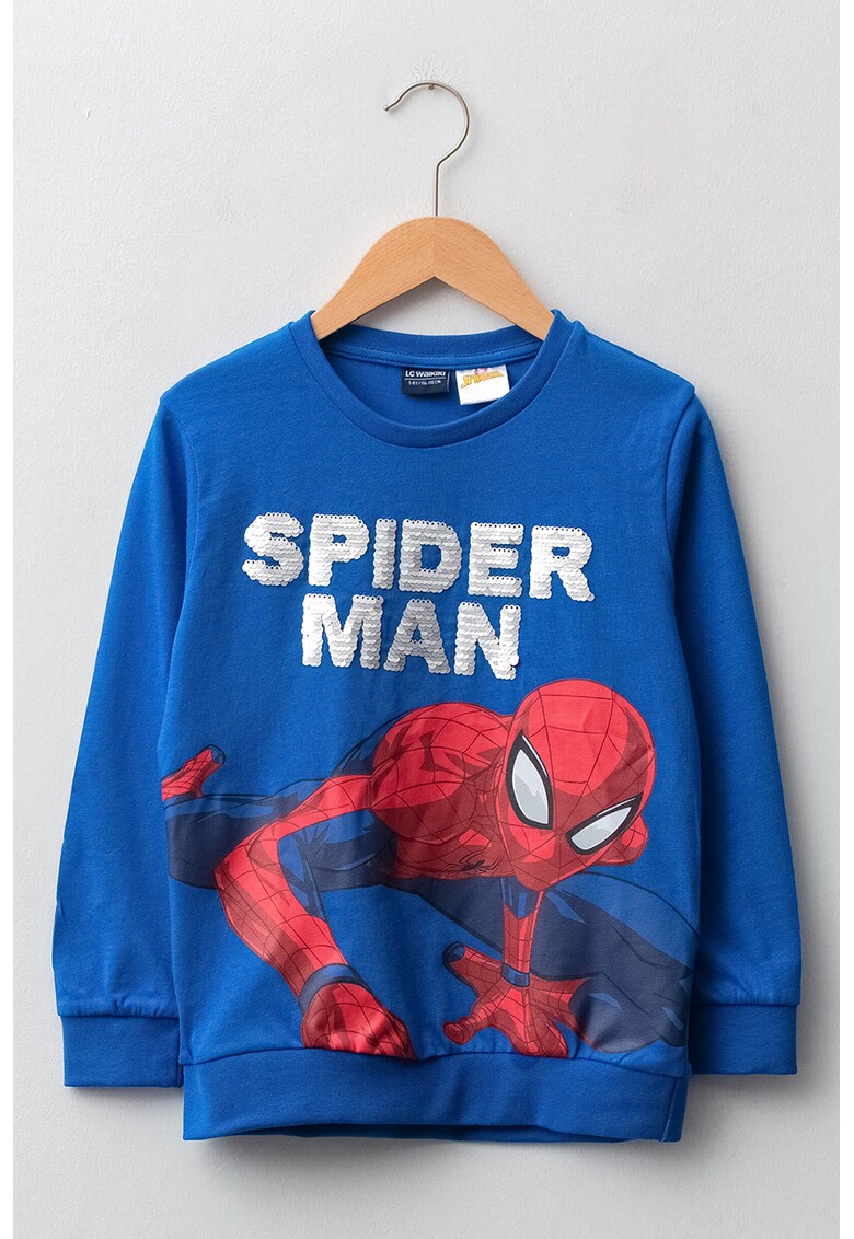 Bluza sport din bumbac cu imprimeu cu Spiderman