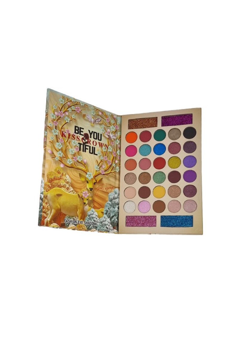 Paleta de farduri Kiss Crown Be You Tiful 34 culori