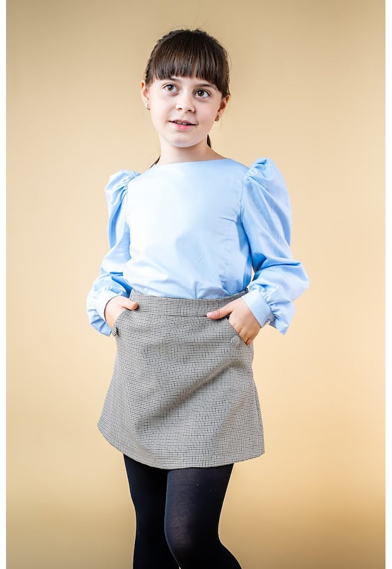 Fusta mini din amestec de lana