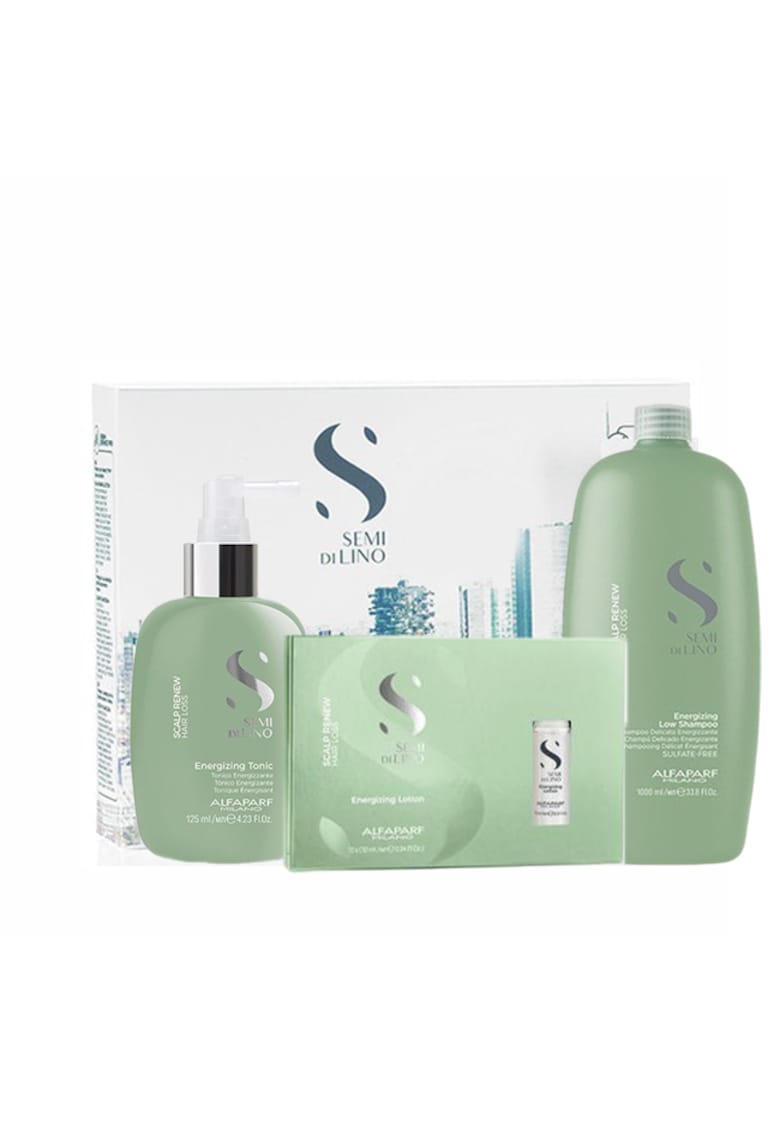Set anti-cadere  Scalp Energizing Sampon 1000 ml - Tonic 125 ml - Lotiune 12x10 ml