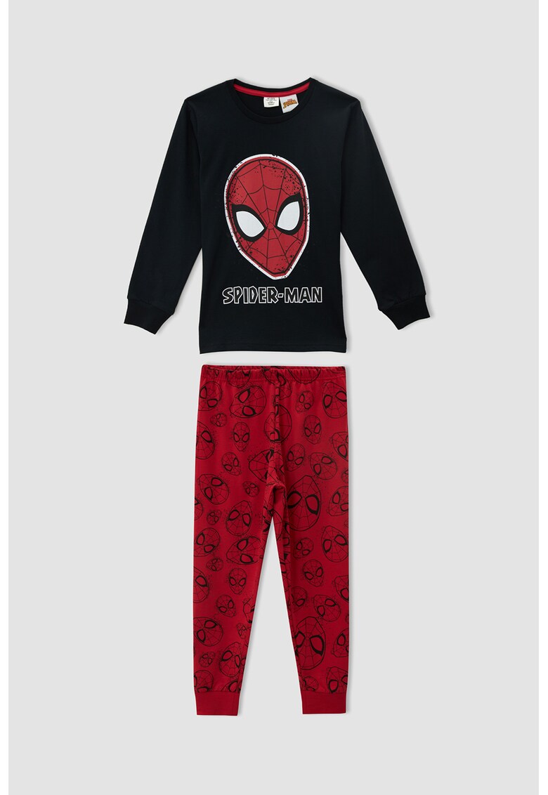 Памучна пижама с десен Spider-Man DeFacto