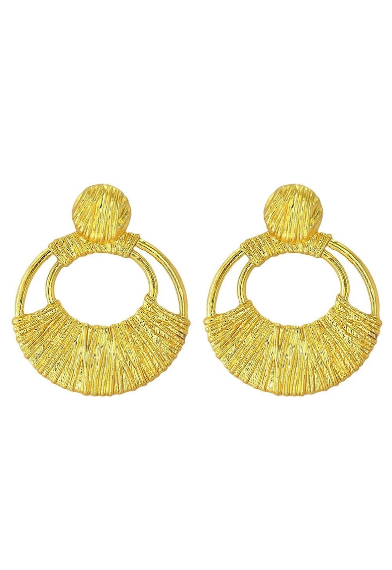 Cercei aurii - rotunzi - Rhonda C16 -