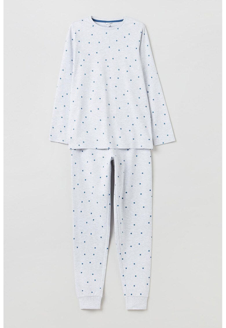 Pijama de bumbac cu imprimeu cu stele 2023 ❤️ Pret Super fashiondays imagine noua 2022