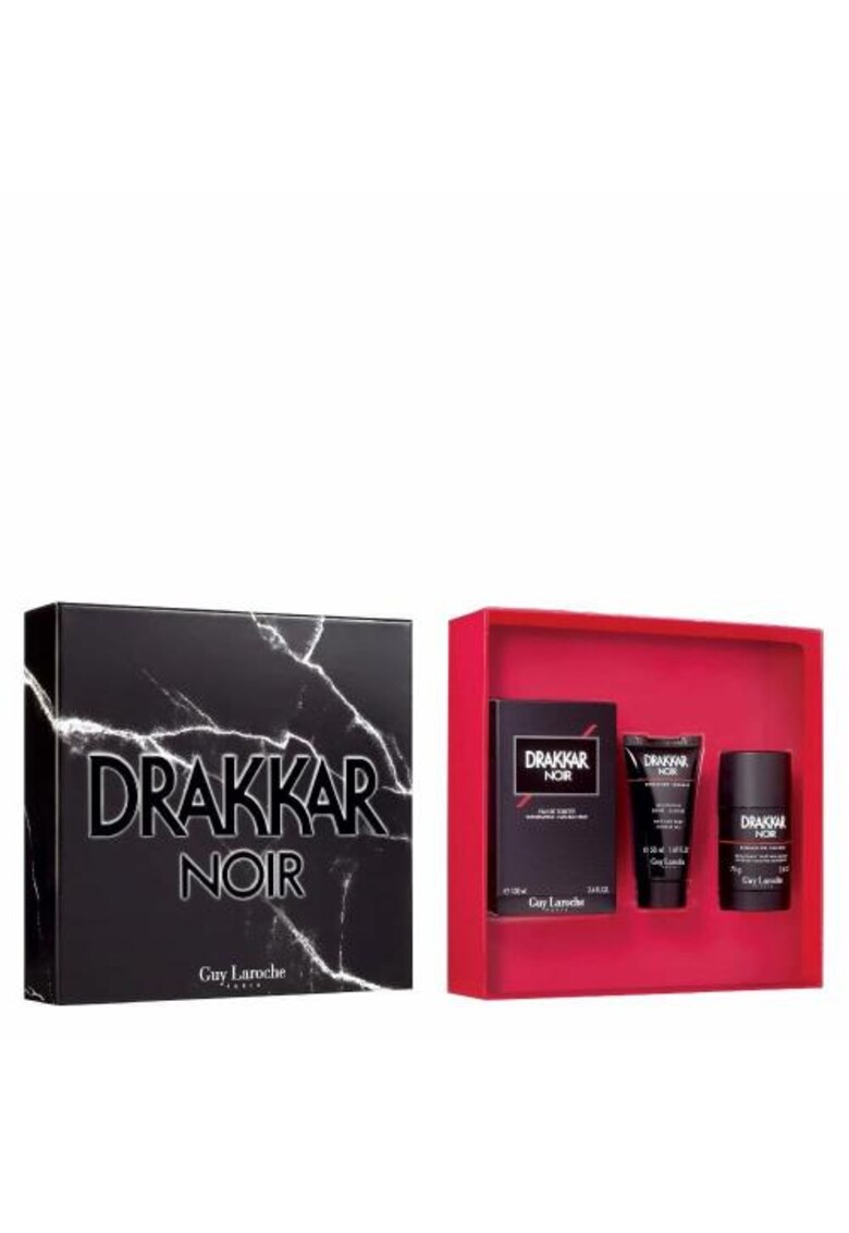 Set Drakkar Noir - Apa de Toaleta 100 ml - Gel de Dus 50 ml - Deodorant Stick 75 gr