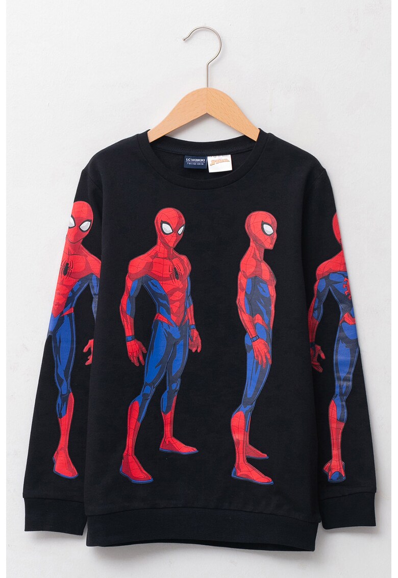 Bluza sport cu imprimeu Spiderman