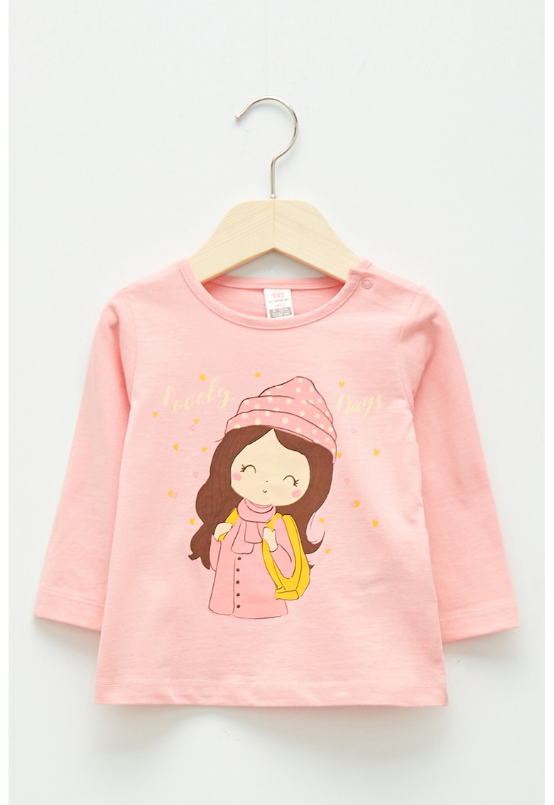 Bluza de bumbac cu imprimeu grafic W1CE27Z1