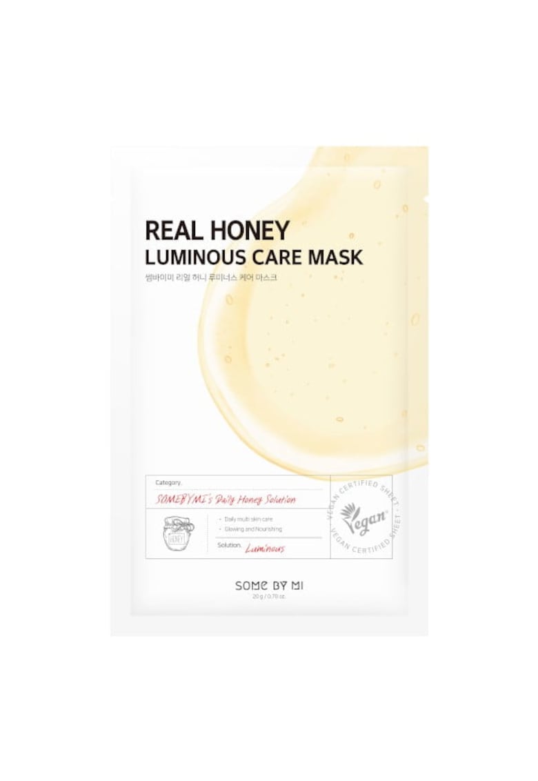 Masca servetel iluminatoare cu miere -