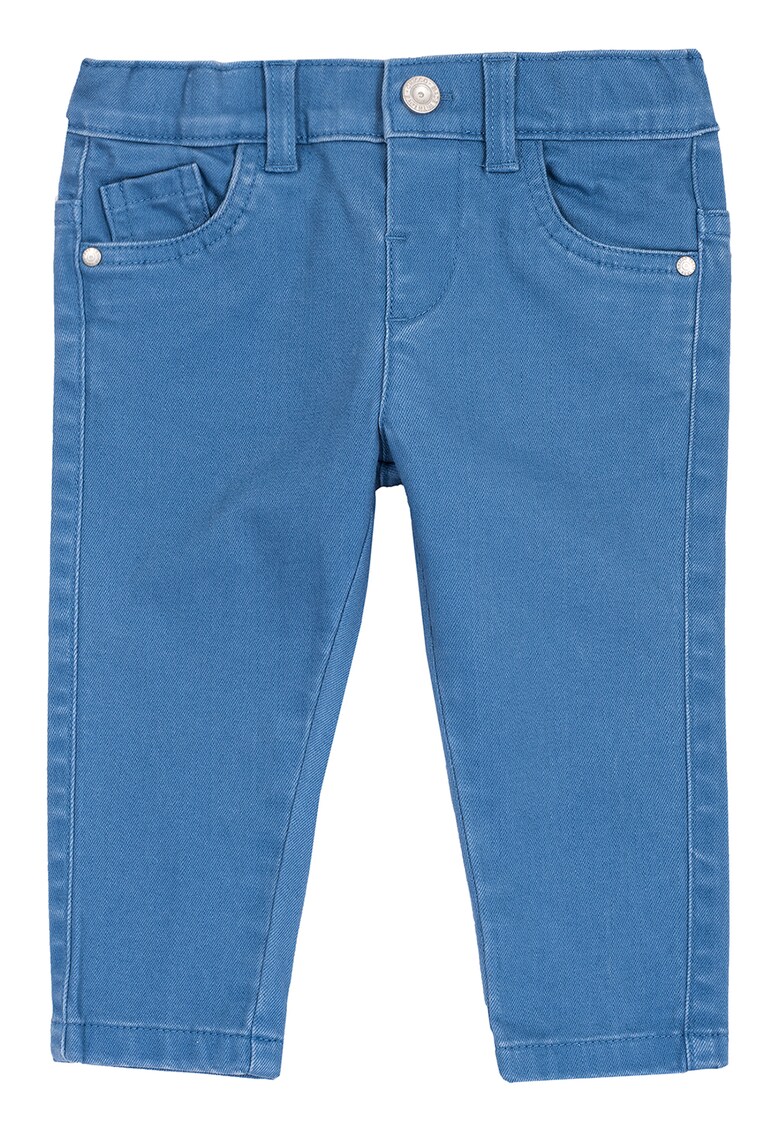 Blugi skinny cu talie medie - Albastru