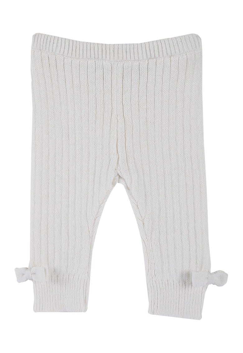 Pantaloni tricotati din lana si bumbac