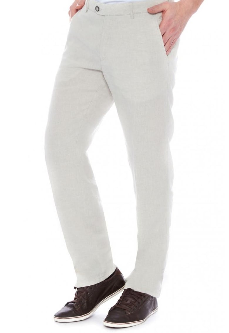 Pantaloni barbati - Eton 5693 - bej - - Bej