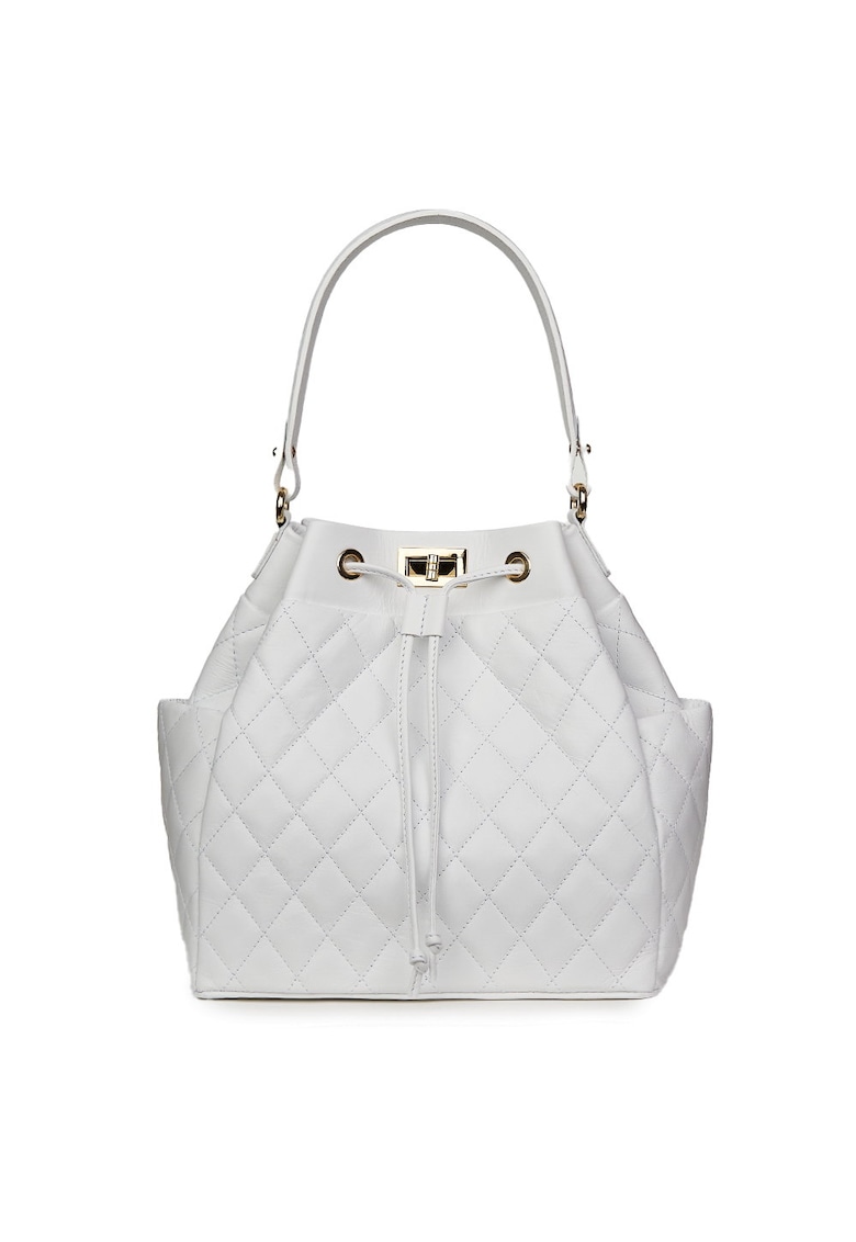 Geanta piele cu aspect matlasat Felice Geanta piele cu aspect matlasat Felice