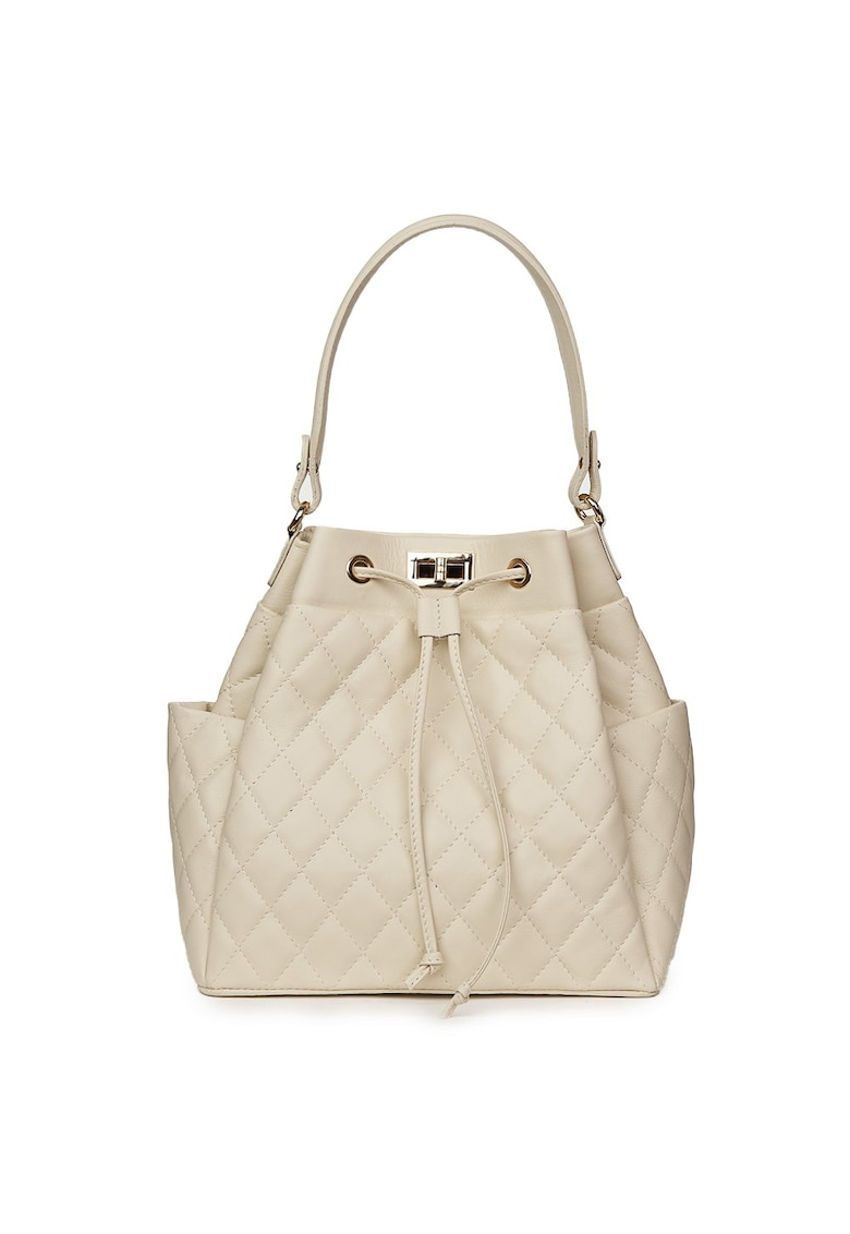 Geanta piele cu aspect matlasat Felice Geanta piele cu aspect matlasat Felice