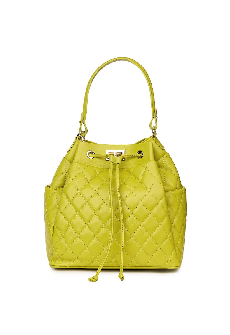 Geanta piele cu aspect matlasat Felice Geanta piele cu aspect matlasat Felice