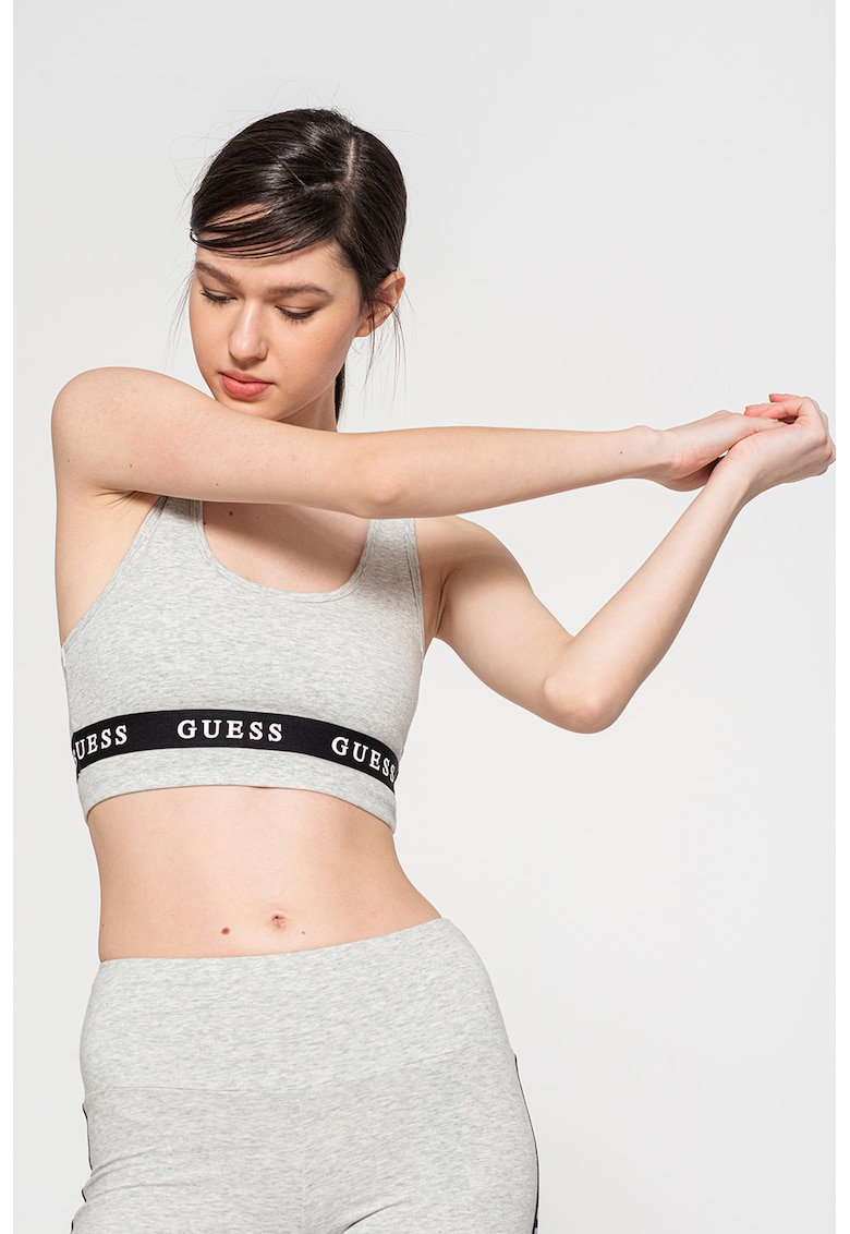 Bustiera cu spate decupat si logo – pentru fitness fashiondays.ro