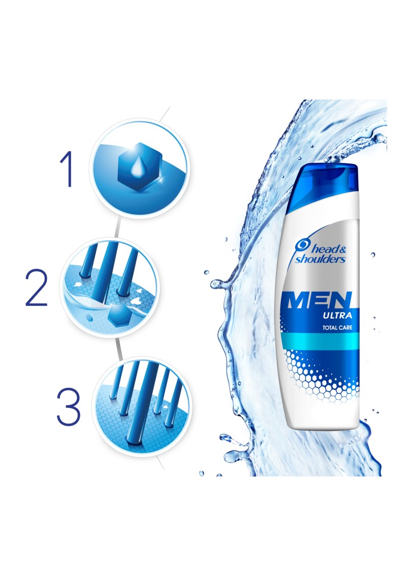 Sampon anti-matreata Men Ultra Total Care - ml